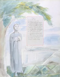 Elegie geschrieben in einem Landkirchhof, Design 106 aus Die Gedichte von Thomas Gray, 1797-98